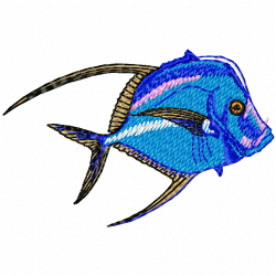 Fishes Embroidery Design 3 Fishes Embroidery Design 3